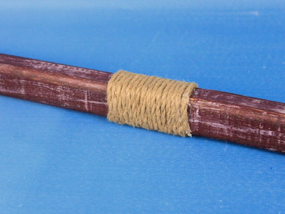 Wooden Rustic Hampshire Decorative Squared Boat Oar w/ Hooks 36""