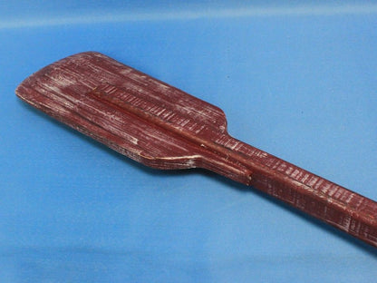 Wooden Rustic Hampshire Decorative Squared Boat Oar w/ Hooks 36""