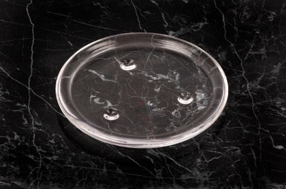 3 Inch Glass Pillar Plate