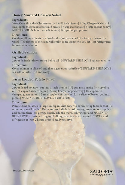 French Mustard Salt: MUSTARD BEEN LOVE