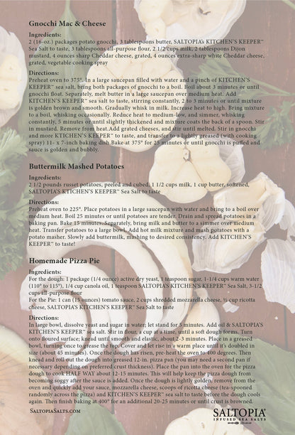 Italian Herbs & Garlic Salt: KITCHEN'S KEEPER