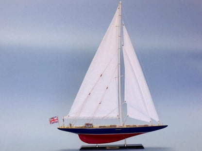 Wooden Endeavour Limited Model Sailboat Decoration 27""