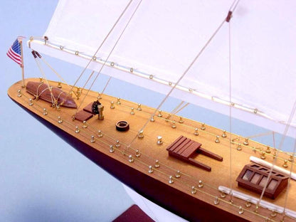 Wooden William Fife Limited Model Sailboat Decoration 35""