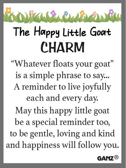 Happy Little Goat Pocket Charm -