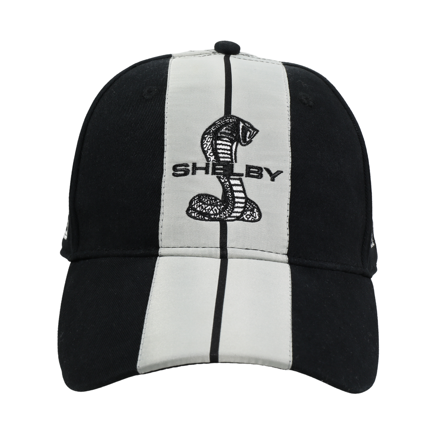 Shelby Cobra Official Black with Grey Stripes Hat