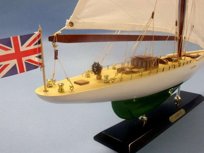 Wooden Shamrock Limited Model Sailboat 27""
