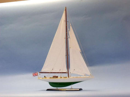 Wooden Shamrock Limited Model Sailboat 27""