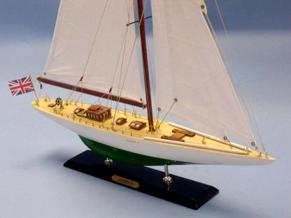 Wooden Shamrock Limited Model Sailboat 27""