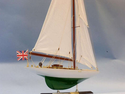 Wooden Shamrock Limited Model Sailboat 27""
