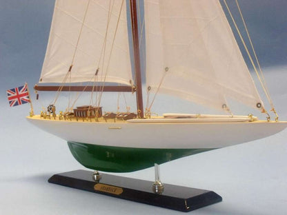 Wooden Shamrock Limited Model Sailboat 27""