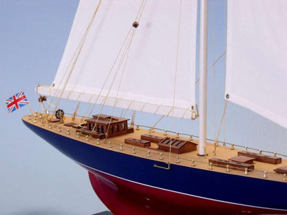 Wooden Endeavour Limited Model Sailboat Decoration 35""