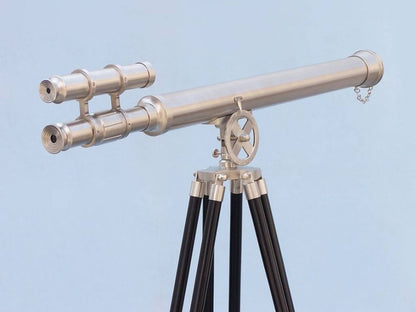 Floor Standing Brushed Nickel Griffith Astro Telescope 65""