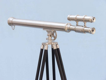 Floor Standing Brushed Nickel Griffith Astro Telescope 65""