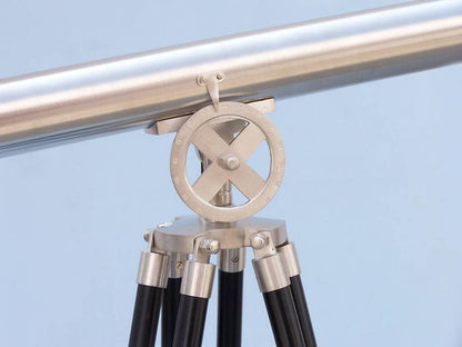Floor Standing Brushed Nickel Griffith Astro Telescope 65""