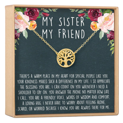 Sisters Tree of Life Necklace