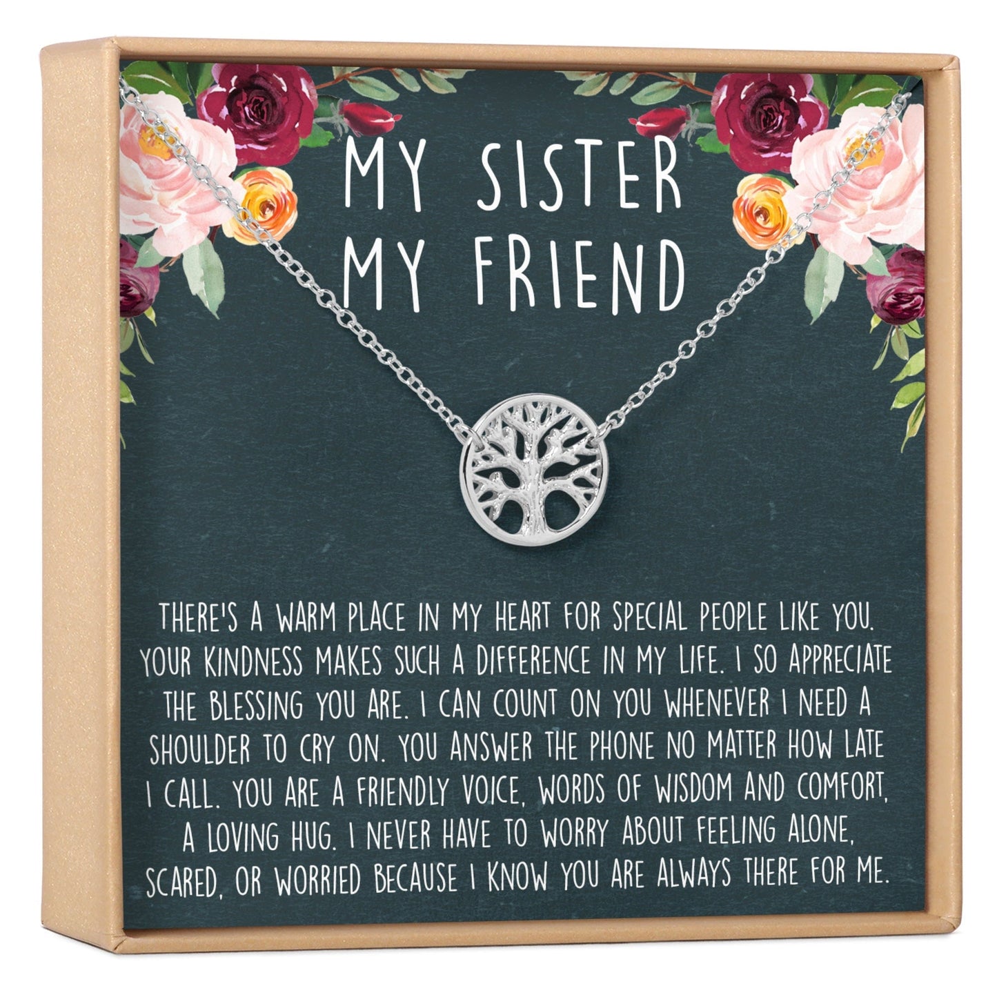 Sisters Tree of Life Necklace