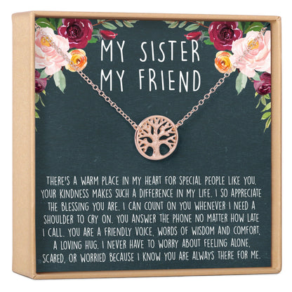 Sisters Tree of Life Necklace