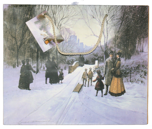 Snow Day In Central Park Gift Bag - Medium