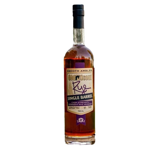 Smooth Ambler Spirits - 'Old Scout' 4yr Single-Barrel Cask Strength Straight Rye (750ML)