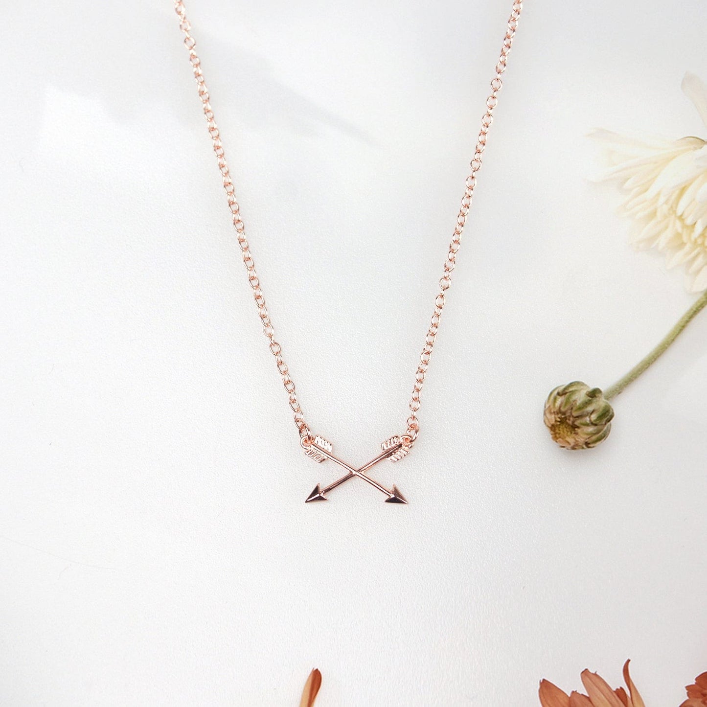 Soul Sisters Double Intersecting Arrows Necklace