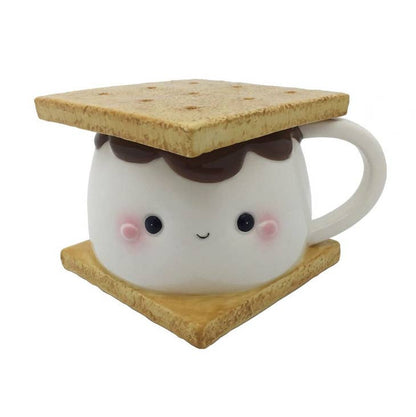 Marshmallow Smore Mug with Lid