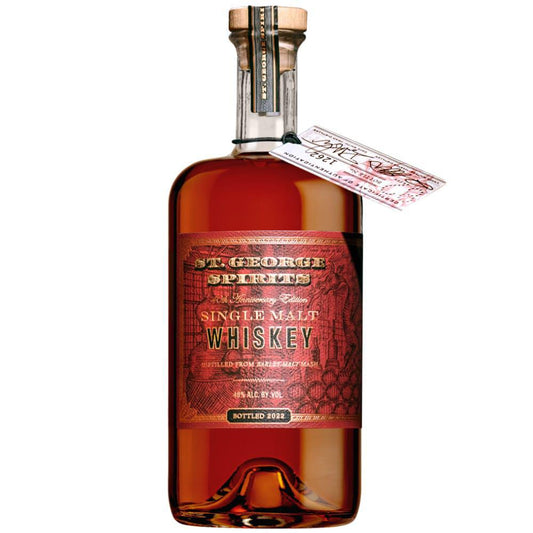 St. George 40th Anniversary Edition Single Malt Whiskey – Limited Release American Craft Whiskey (750ML)