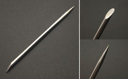 Stainless Steel "Orangewood" Cuticle Pusher Stick