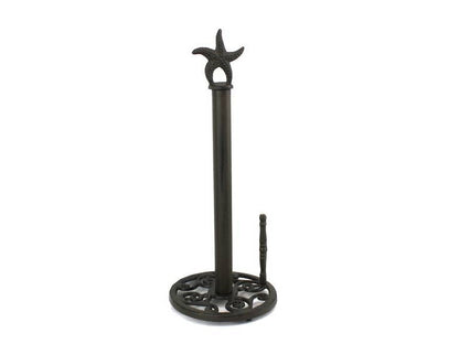 Cast Iron Starfish Paper Towel Holder 15""