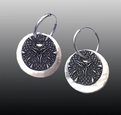 Sterling Silver Hoop Earrings 25mm