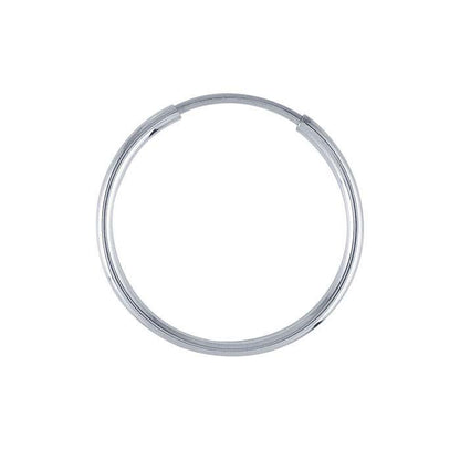 Sterling Silver Hoop Earrings 38mm