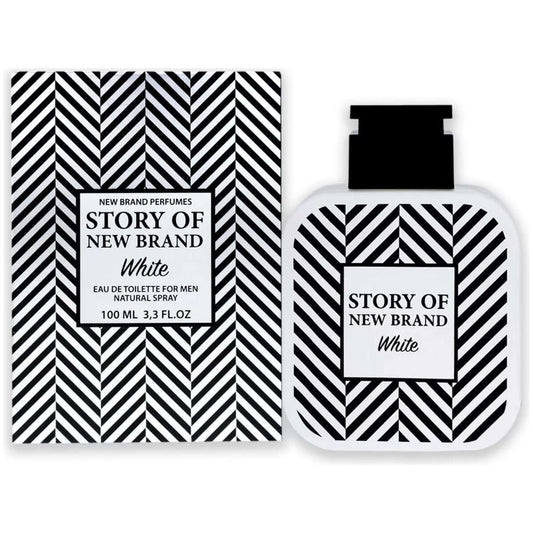 New Brand Story Of White by New Brand for Men 3.3 oz EDT Spray