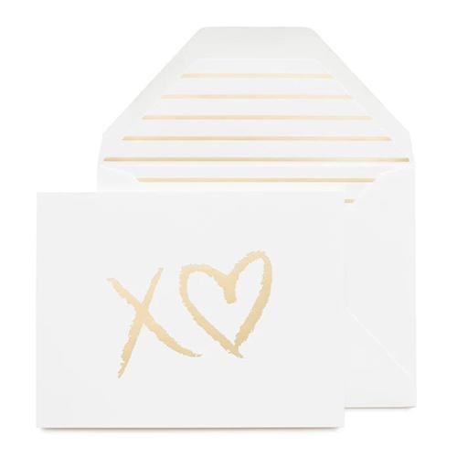 Sugar Paper - 'XO Heart' Folded Card (1CT)