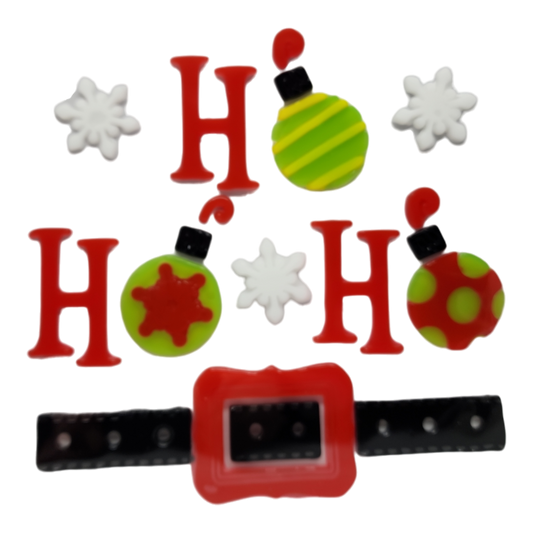 Window Gel Clings - Ho Ho Ho Santa Belt
