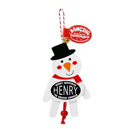 Dancing Wooden Ornament (E - J) -