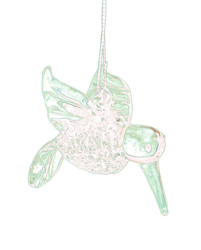 Spunglass Ornament - Gold Reindeer