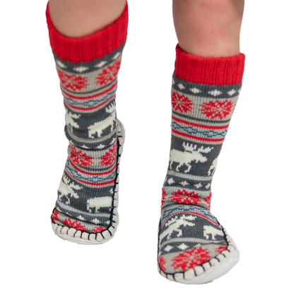 Moose Fair Isle Kids Mukluk