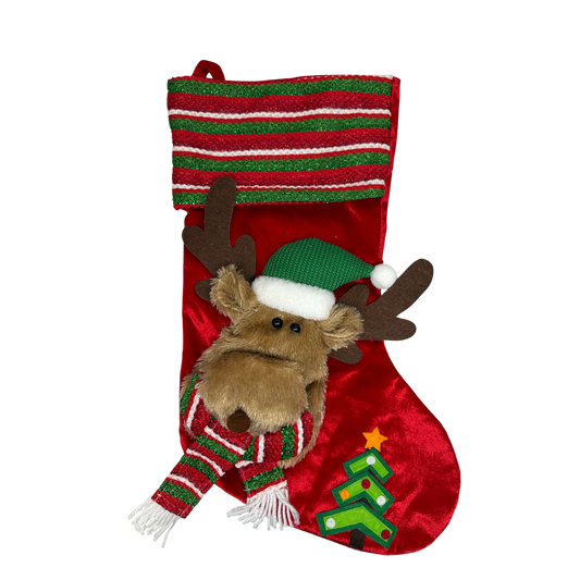 Dash the Reindeer 3D Plush Stocking