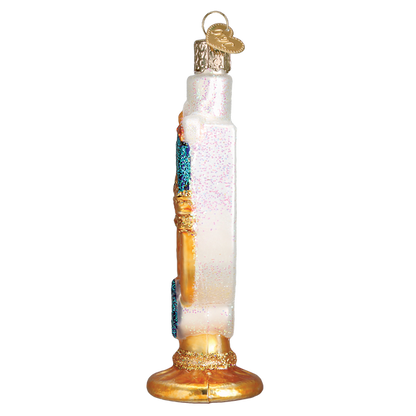 Menorah Glass Ornament