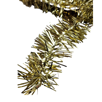 40 Feet Metallic Tinsel Garland - Gold