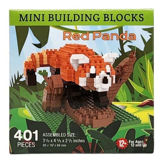 Mini Building Blocks - Red Panda
