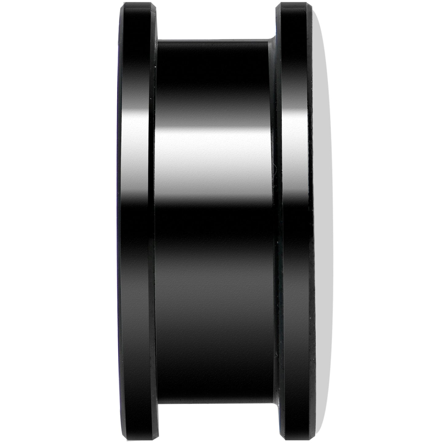 Pink Black Radiant Cross Black Anodized Screw Fit Plug Set 20mm