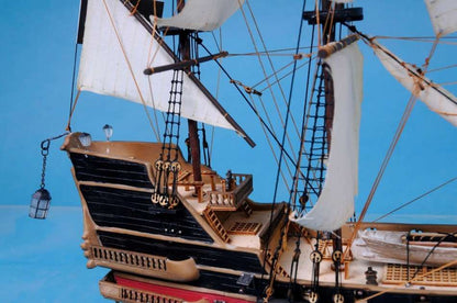 Calico Jack's The William Model Pirate Ship 36"" - White Sails