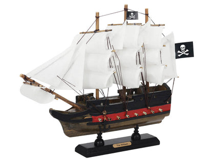 Wooden Calico Jacks The William White Sails Limited Model Pirate Ship 12""