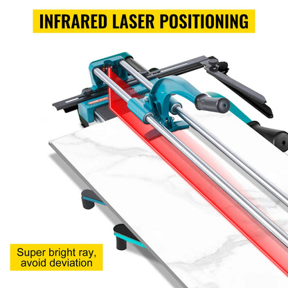 SucceBuy 1200MM Tile Cutter High Precision Manual Ceramic Floor Tiles Tile Cutter  48 In Cutting Machine for Precision Cutting