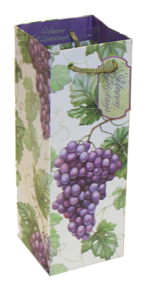 Bottle Gift Bag - Grapes