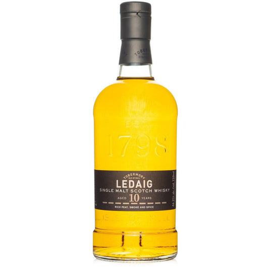 Tobermory Distillery - 'Ledaig' 10yr Isle Of Mull Single Malt Scotch (750ML)