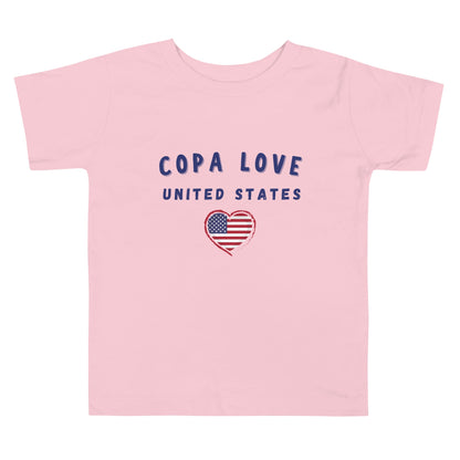 Unites States - Copa Love Toddler Short Sleeve Tee