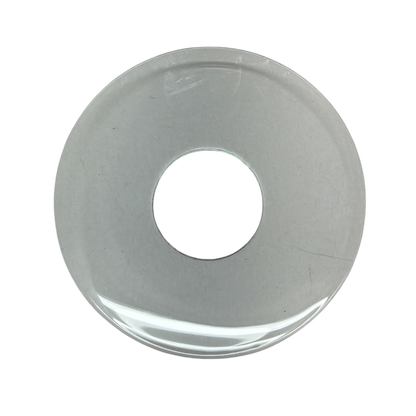 Single Glass Bobeche - Clear Plain
