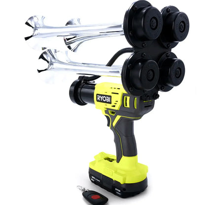 Train Horn for Ryobi Batteries — Quad Pro