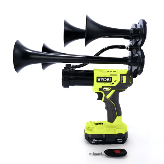 Train Horn for Ryobi Batteries - Quad